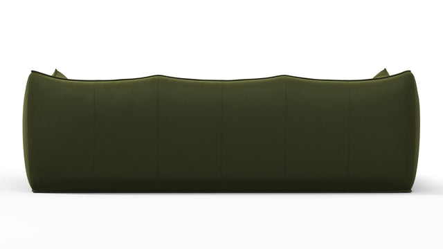 Leandro - Leandro Three Seater Sofa, Thyme Luxe Velvet