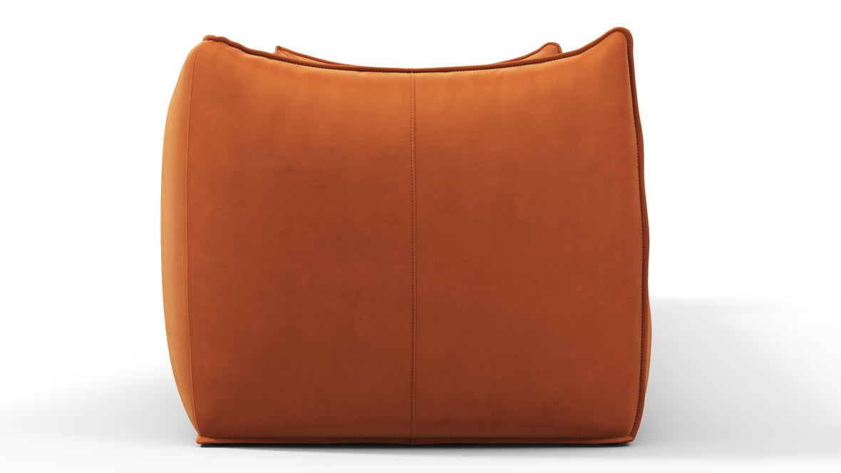 Leandro - Leandro Three Seater Sofa, Apricot Velvet