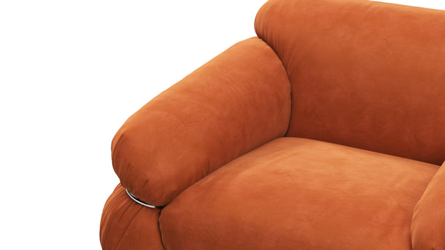 Sesann - Sesann Lounge Chair, Apricot Velvet