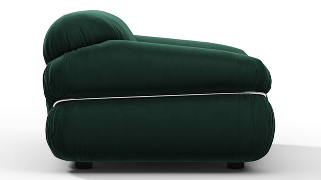 Sesann - Sesann Lounge Chair, Deep Pine Velvet