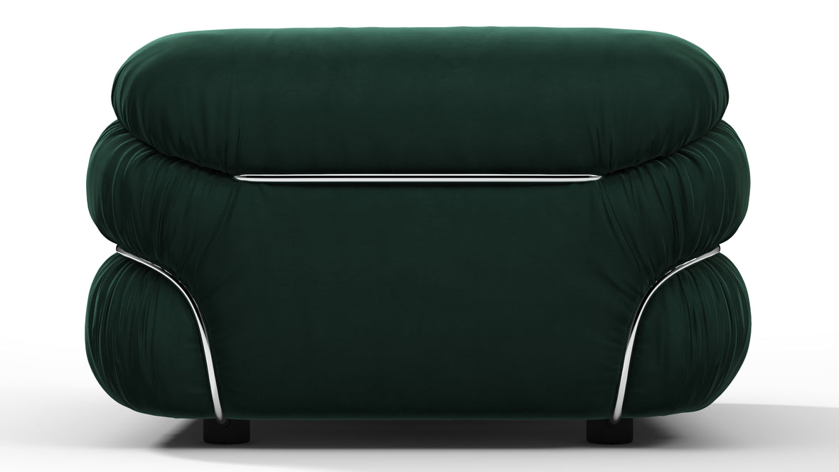 Sesann - Sesann Lounge Chair, Deep Pine Velvet