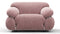 Sesann - Sesann Lounge Chair, Dusty Pink Chenille