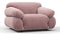 Sesann - Sesann Lounge Chair, Dusty Pink Chenille