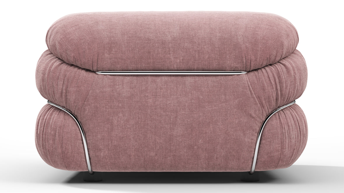 Sesann - Sesann Lounge Chair, Dusty Pink Chenille