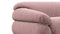 Sesann - Sesann Three Seater Sofa, Dusty Pink Chenille