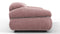 Sesann - Sesann Three Seater Sofa, Dusty Pink Chenille