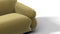 Sesann - Sesann Three Seater Sofa, Olive Gold Velvet