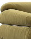 3 Seaters Sesann Three Seater Sofa, Olive Gold Velvet