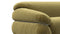 Sesann - Sesann Three Seater Sofa, Olive Gold Velvet