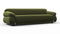 Sesann - Sesann Three Seater Sofa, Thyme Luxe Velvet