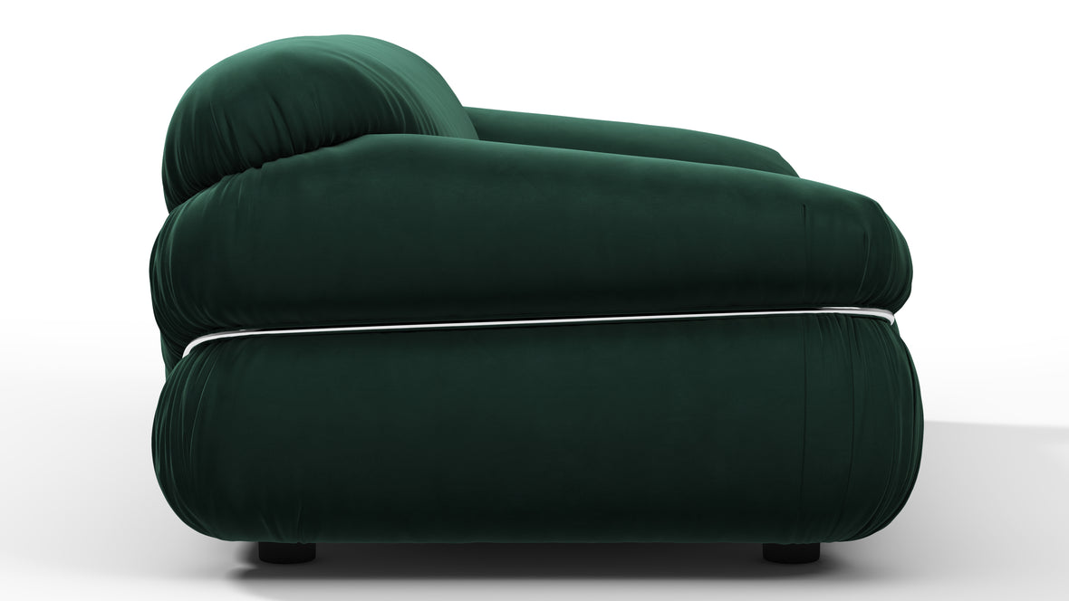 Sesann - Sesann Two Seater Sofa, Deep Pine Velvet