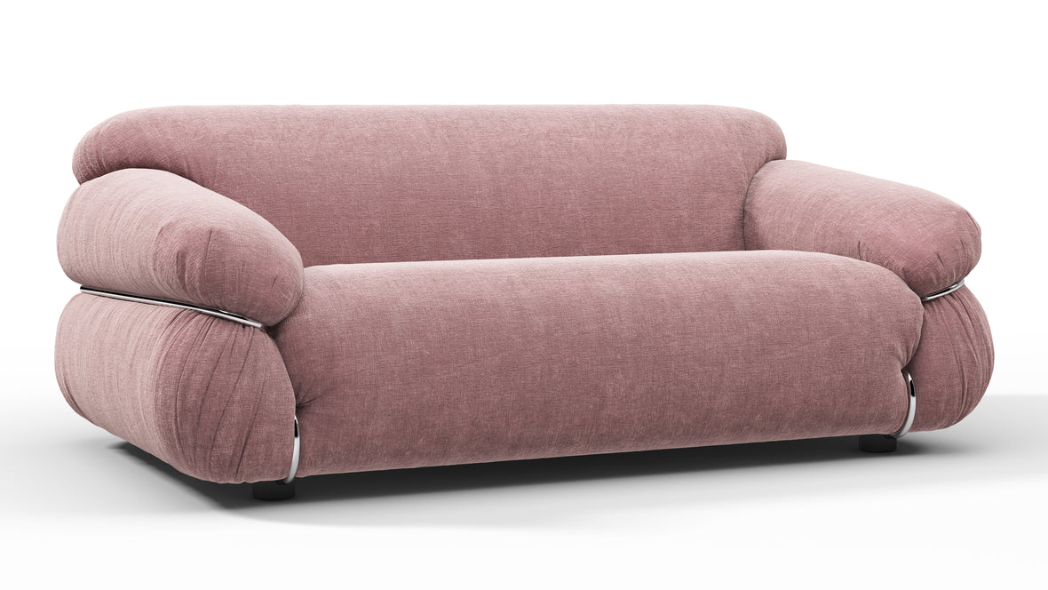 Sesann - Sesann Two Seater Sofa, Dusty Pink Chenille