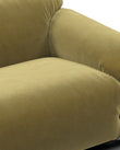2 Seaters Sesann Two Seater Sofa, Olive Gold Velvet