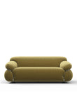 2 Seaters Sesann Two Seater Sofa, Olive Gold Velvet