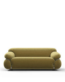 Sesann - Sesann Two Seater Sofa, Olive Gold Velvet | FINAL SALE