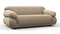 Sesann - Sesann Two Seater Sofa, Stone Luxe Velvet