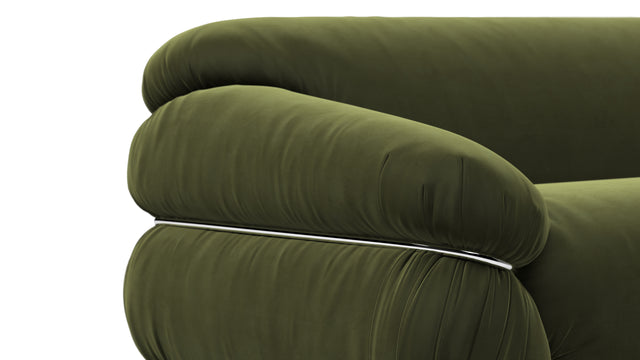 Sesann - Sesann Two Seater Sofa, Thyme Luxe Velvet