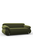 2 Seaters Sesann Two Seater Sofa, Thyme Luxe Velvet