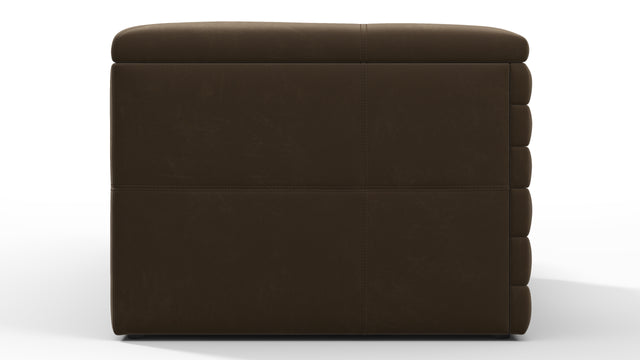 Terrazza - Terrazza Sofa Combination, Distressed Brown Vegan Leather