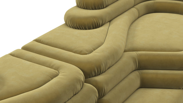 Terrazza - Terrazza Sofa Combination, Olive Gold Velvet