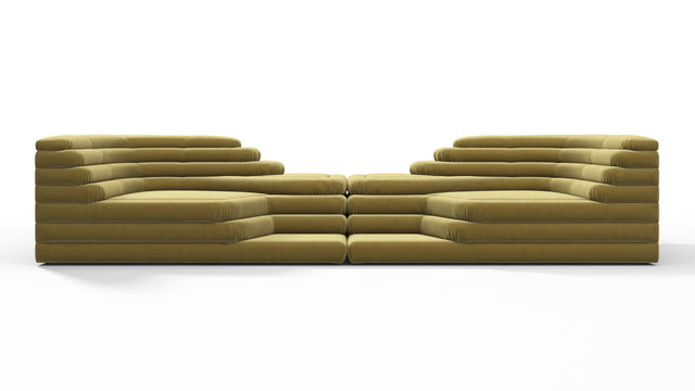 Terrazza - Terrazza Sofa Combination, Olive Gold Velvet