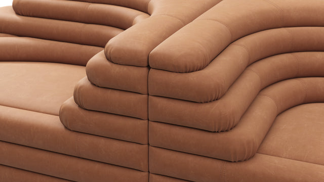 Terrazza - Terrazza Sofa Combination, Tan Vegan Leather