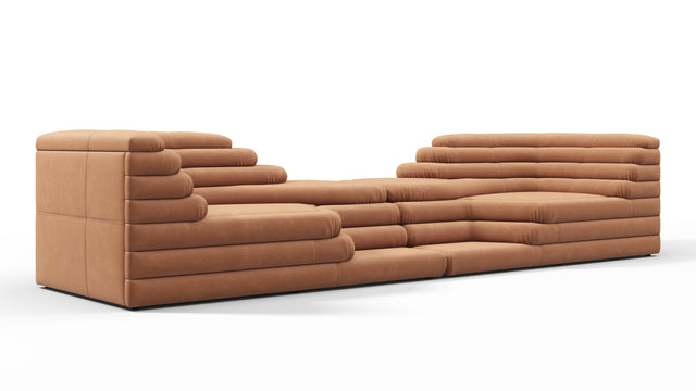 Terrazza - Terrazza Sofa Combination, Tan Vegan Leather