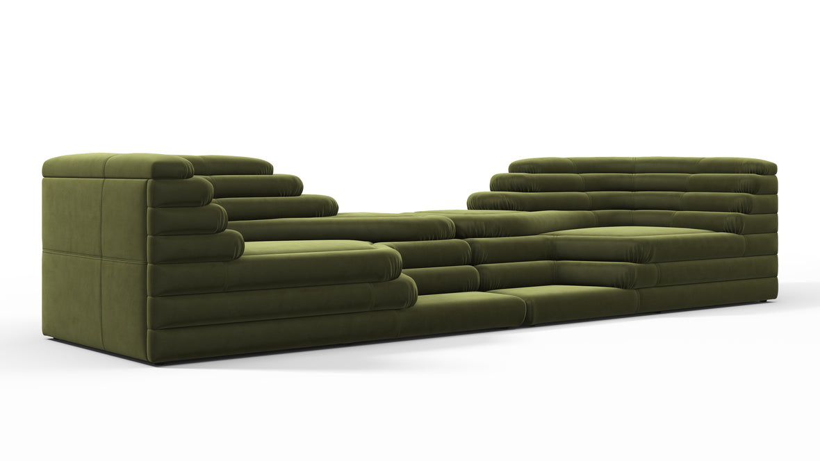 Terrazza - Terrazza Sofa Combination, Thyme Luxe Velvet