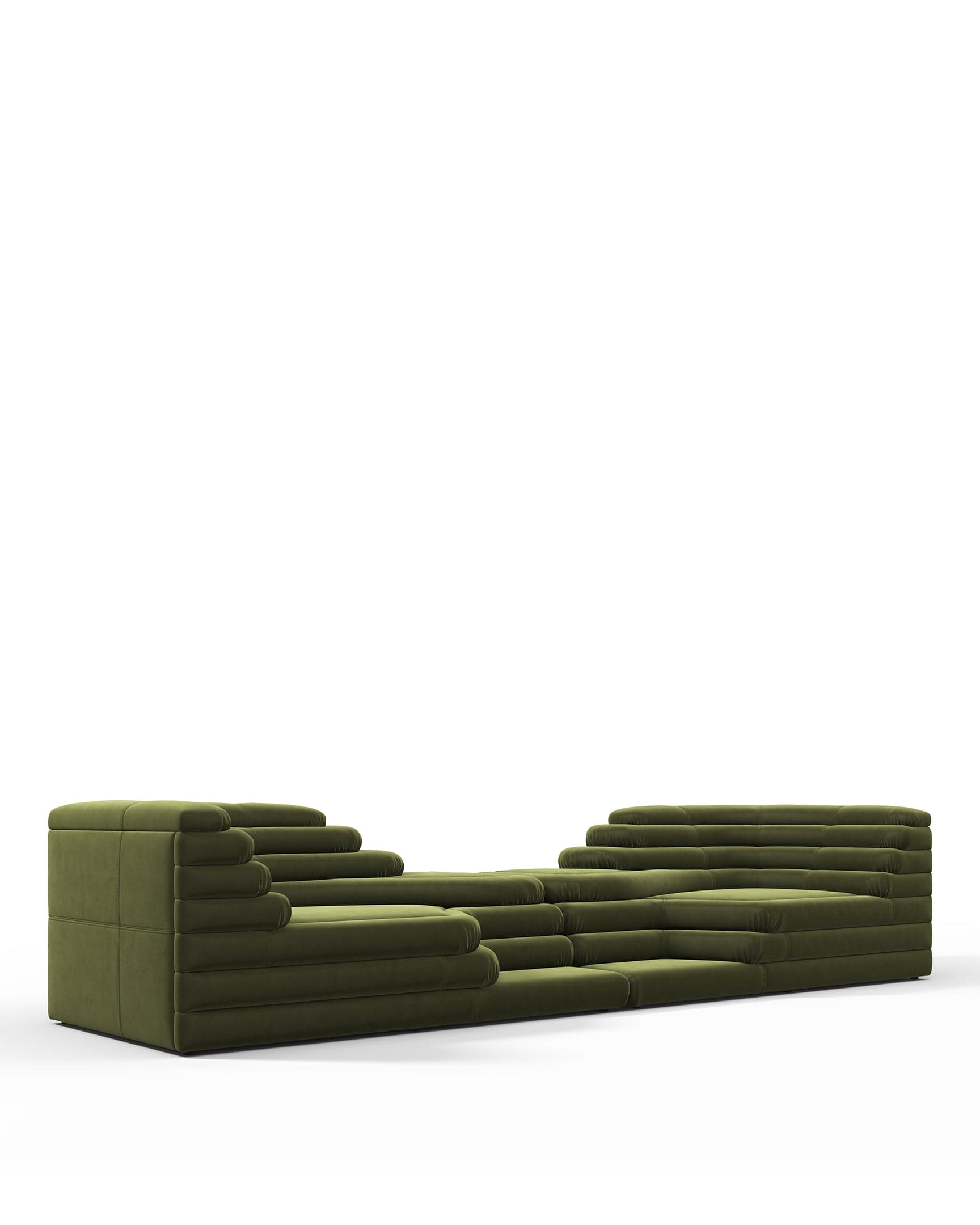 Terrazza Sofa Combination, Thyme Luxe Velvet – Interior Icons