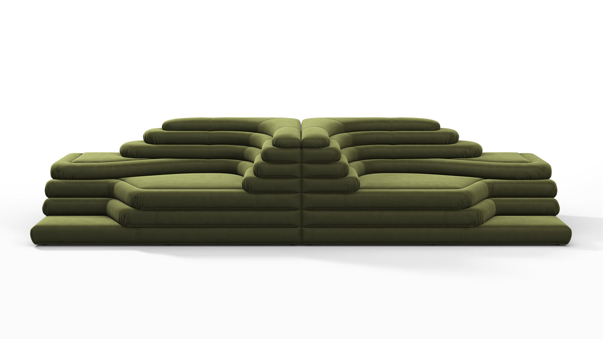 Terrazza - Terrazza Sofa Combination, Thyme Luxe Velvet