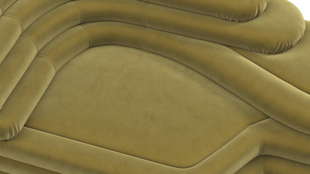 Terrazza - Terrazza Sofa, Left Arm, Olive Gold Velvet