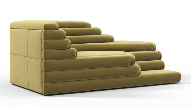 Terrazza - Terrazza Sofa, Left Arm, Olive Gold Velvet