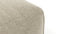 Le Mura - Le Mura Ottoman, Beige Gray Chenille