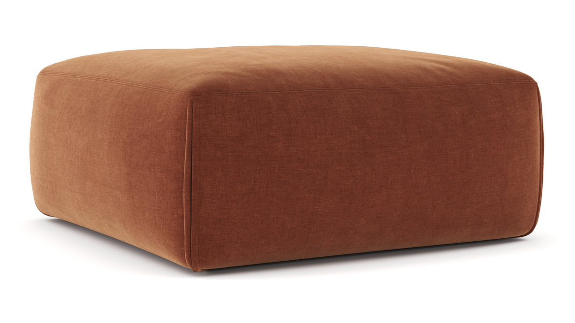 Le Mura - Le Mura Ottoman, Rust Chenille