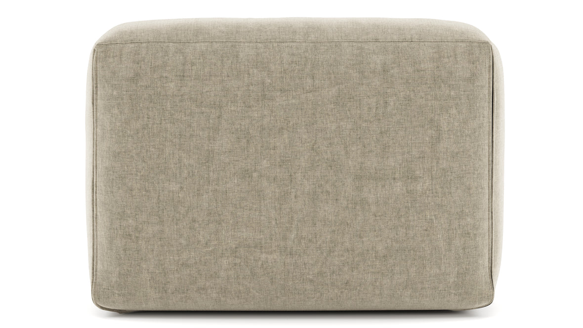 Le Mura - Le Mura Sectional Module, Armless Chair, Beige Gray Chenille