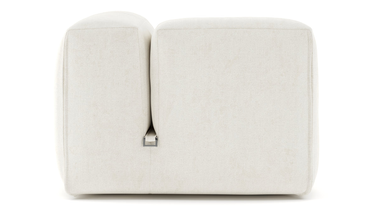 Le Mura - Le Mura Sectional Module, Left Arm, Natural Linen