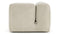 Le Mura - Le Mura Sectional Module, Right Arm, Eggshell Vegan Suede