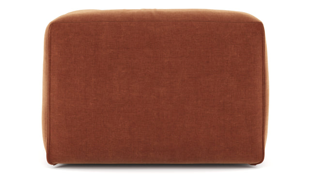 Le Mura - Le Mura Sectional Module, Right Arm, Rust Chenille