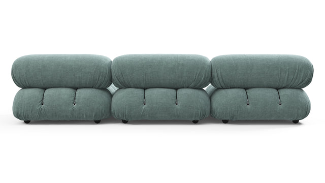 Belia - Belia Sectional, Right Chaise, Cerulean Chenille