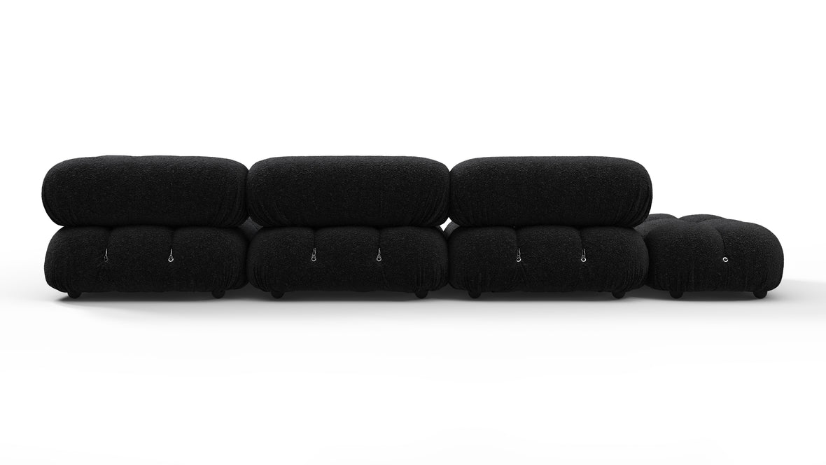 Belia - Belia Sectional, Right Corner, Black Boucle