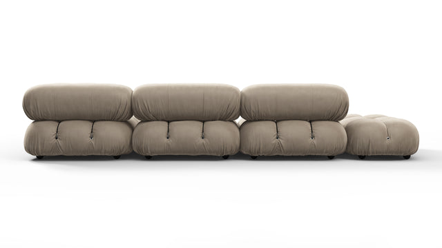 Belia - Belia Sectional, Right Corner, Greige Velvet