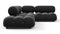 Belia - Belia Sectional, Small Right Corner, Black Velvet