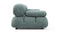 Belia - Belia Three Seater Sofa, Cerulean Chenille