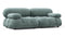 Belia - Belia Two Seater Sofa, Cerulean Chenille