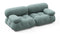 Belia - Belia Two Seater Sofa, Cerulean Chenille