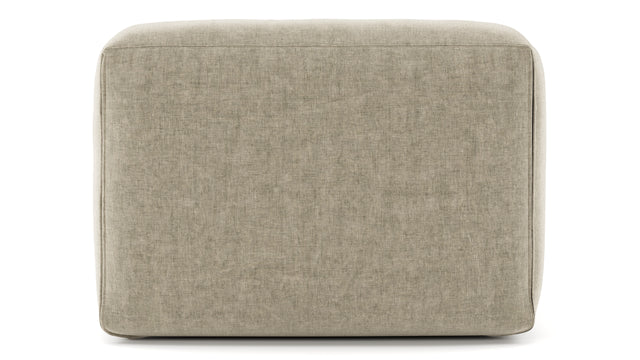 Le Mura - Le Mura Modular Chaise, Beige Gray Chenille