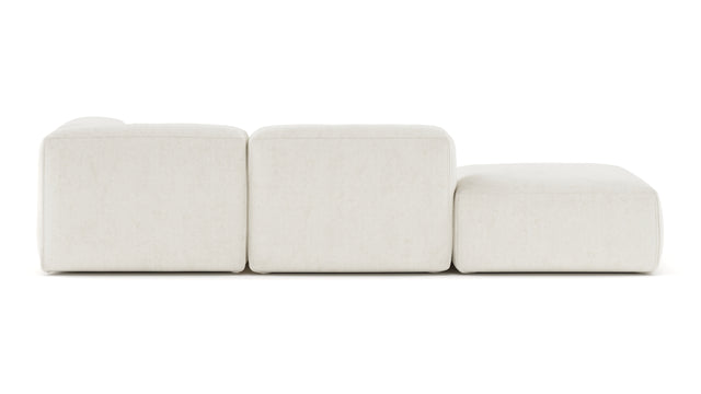 Le Mura - Le Mura Open End Sofa, Left, Natural Linen