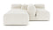 Le Mura - Le Mura Sectional Sofa, Dual Aspect, Left, Natural Linen