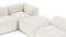 Le Mura - Le Mura Sectional Sofa, Eight Seater, Left, Natural Linen