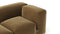 Le Mura - Le Mura Sectional Sofa, Eight Seater, Left, Old Gold Luxe Velvet